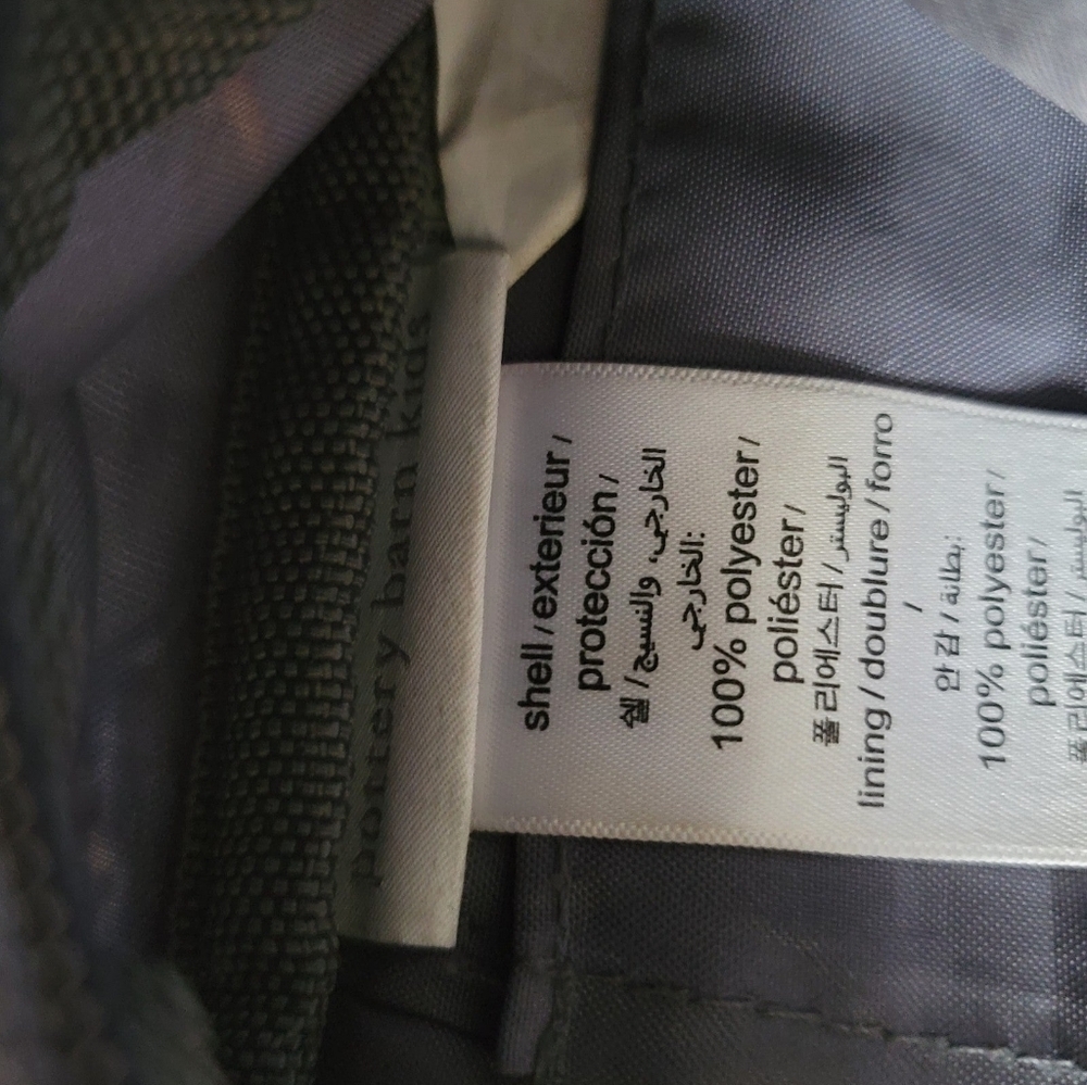 Pottery Barn Kids Blue Dinos Large Mackenzie Backpack Monogram PSA - Picture 5 of 11